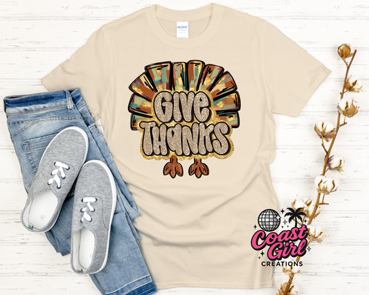 Give Thanks Turkey Tee