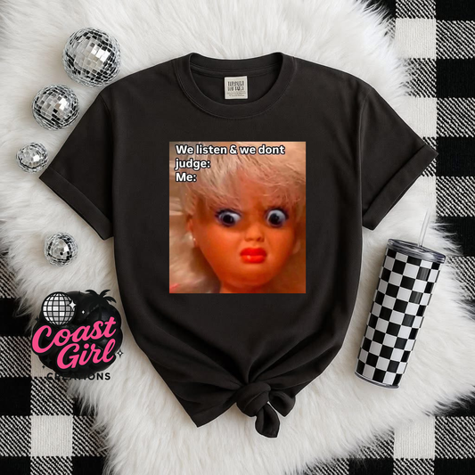 Blonde Doll judgy tee