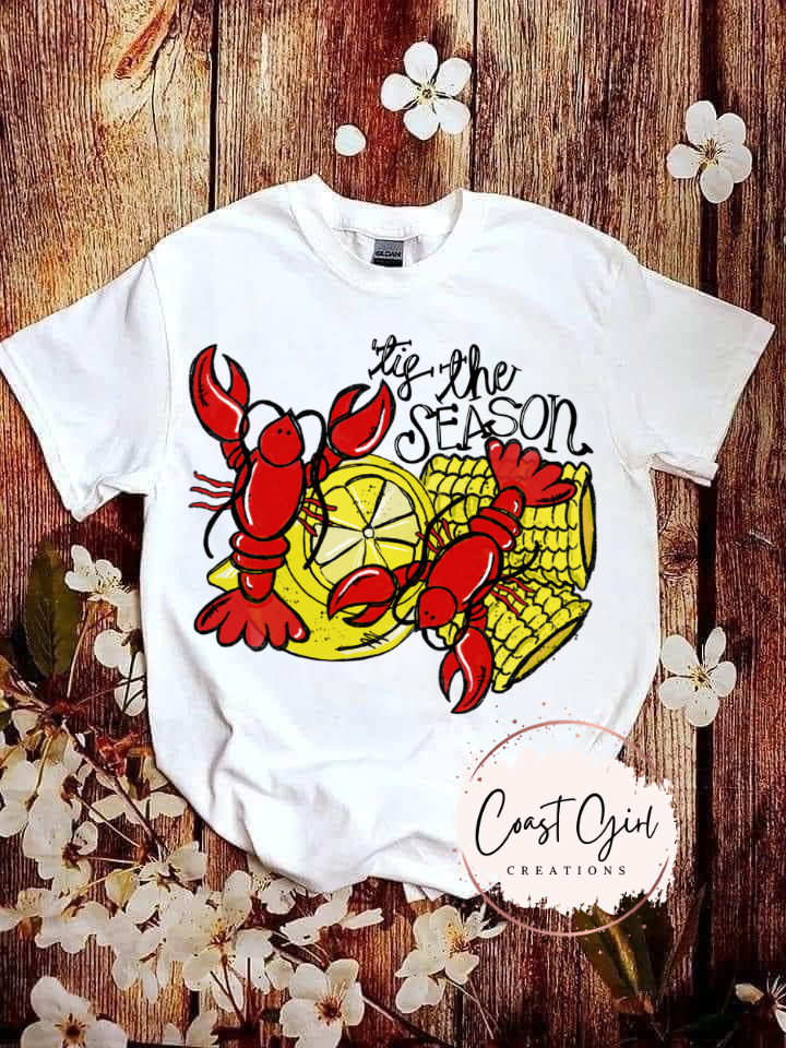 Tis the season crawfish tee