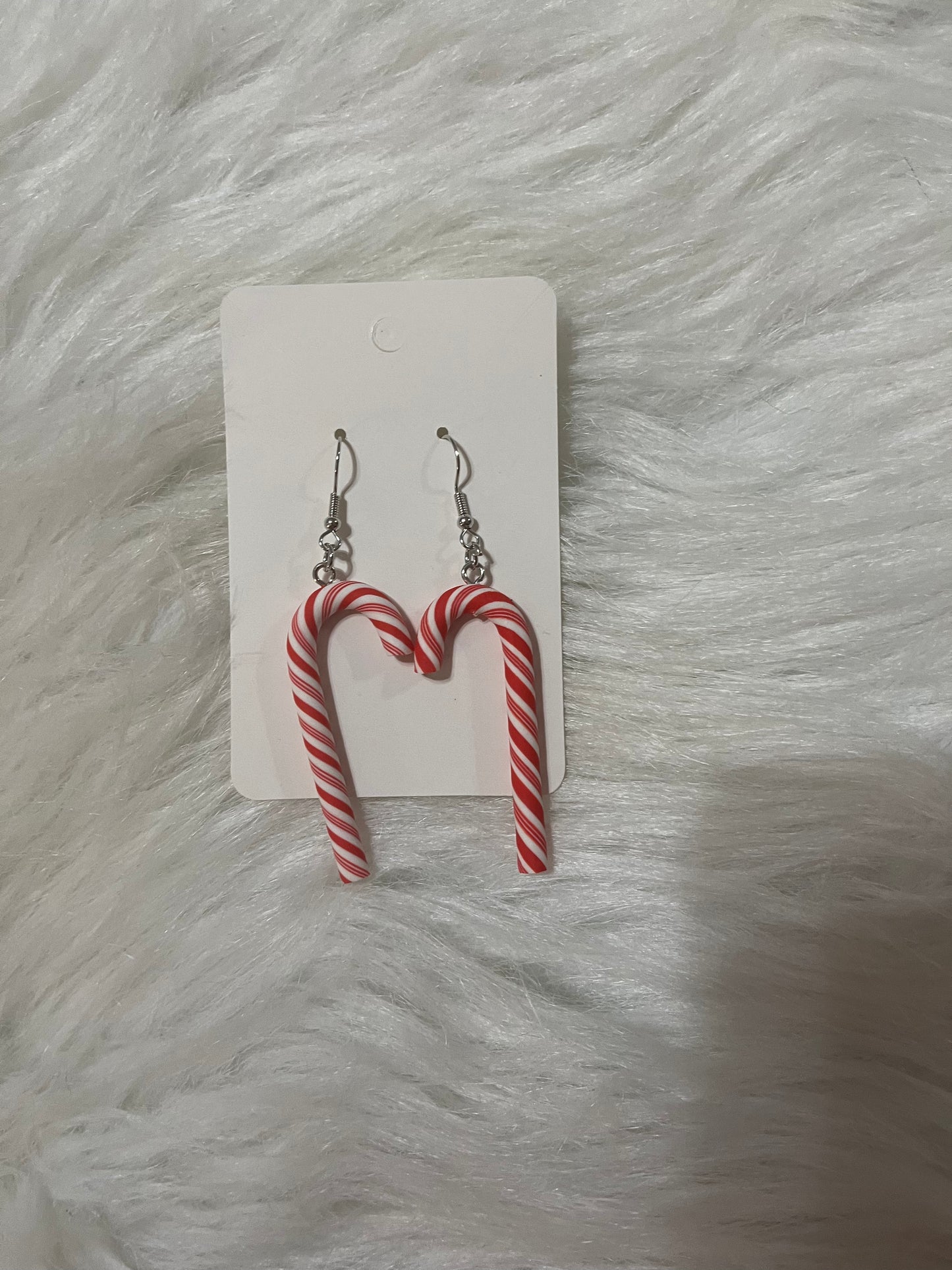 Candy cane earrings