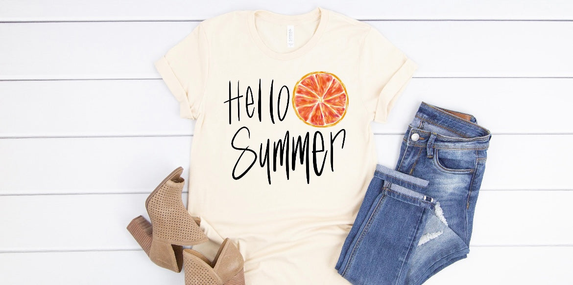 Hello summer tee