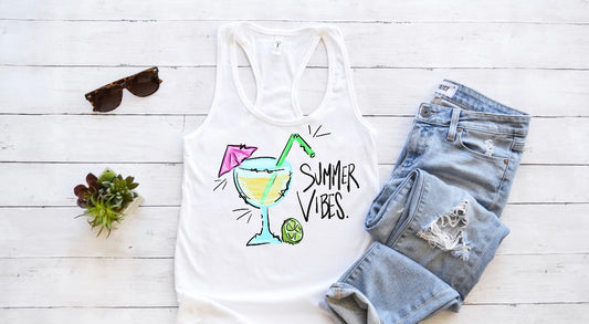 Summer vibes tank