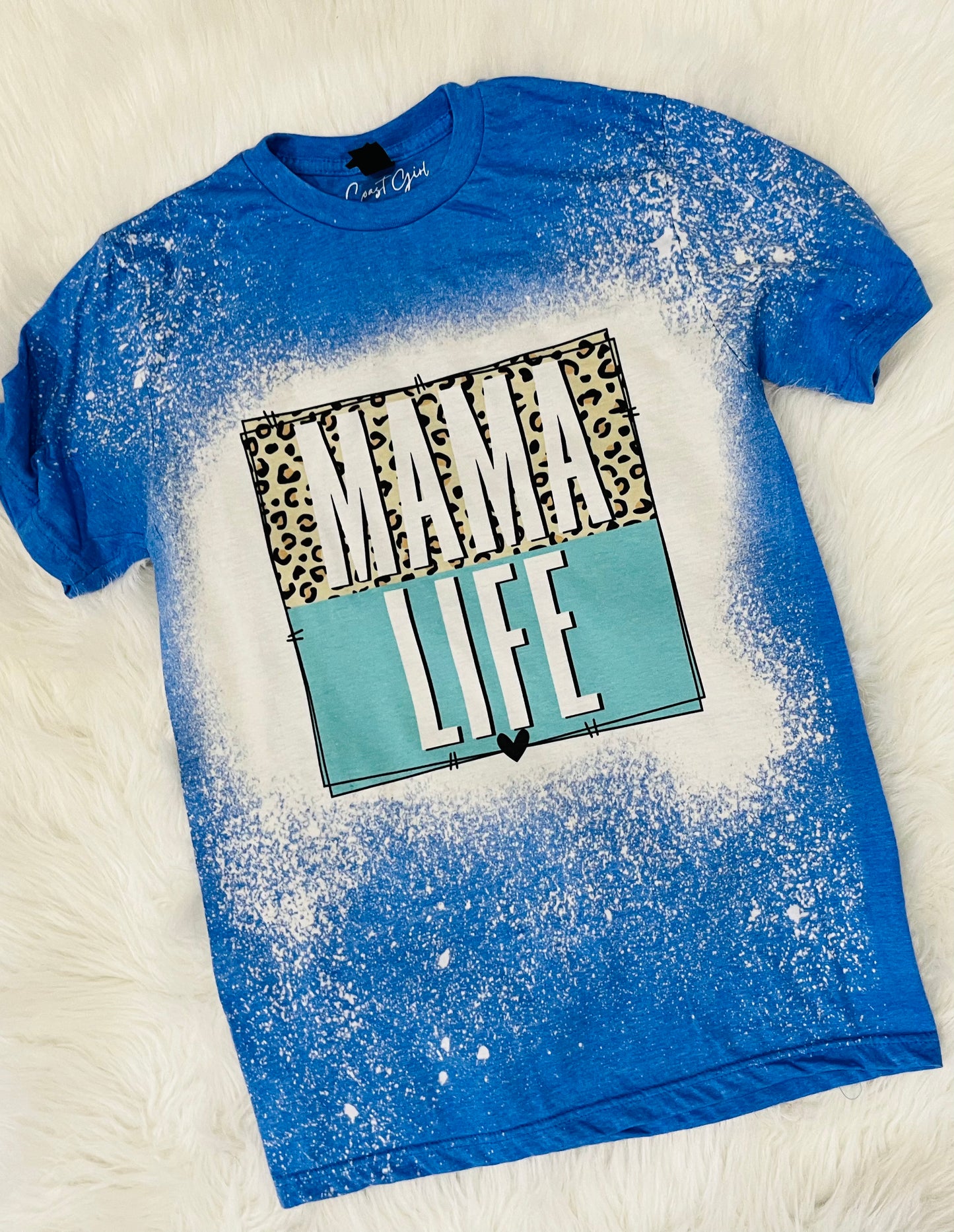 Mama life bleach tee