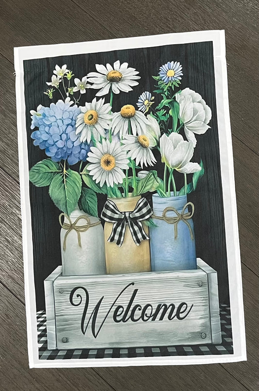 Welcome Garden flag