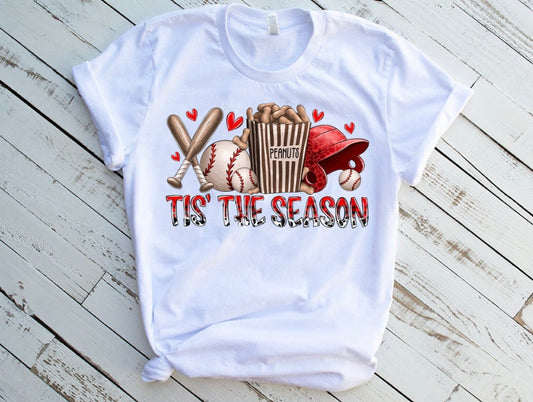 Tis the season baseball tee